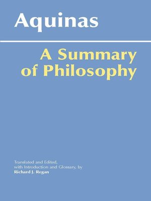 cover image of A Summary of Philosophy